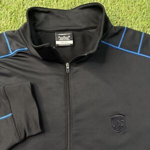 UPS Employee Nike 1/4 Zip Sweatshirt Men’s XL Black Golf Dri Fit Work Driver